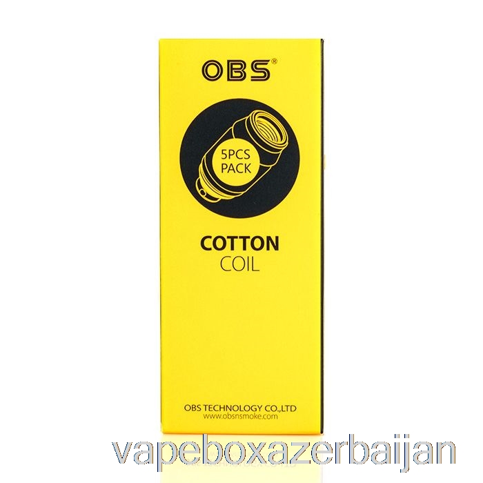 Vape Azerbaijan OBS Cube Mini Replacement Coils 1.2ohm N1 Kanthal Coil